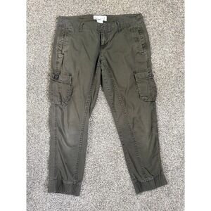Old Navy Cargo Pants Womens Size 2 Olive Green Jogger Utility Gorpcore‎ Hiking